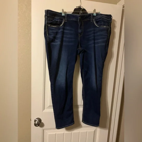 Silver Skinny Jeans - Picture 1 of 7